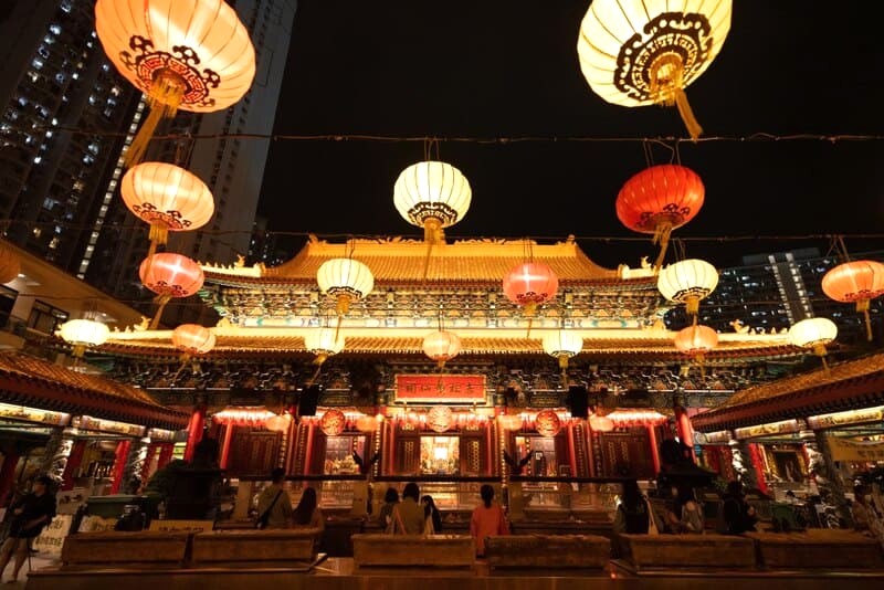 Miếu Huỳnh Đại Tiên thờ thần y Huỳnh Đại Tiên. (Ảnh: Wong Tai Sin Temple)