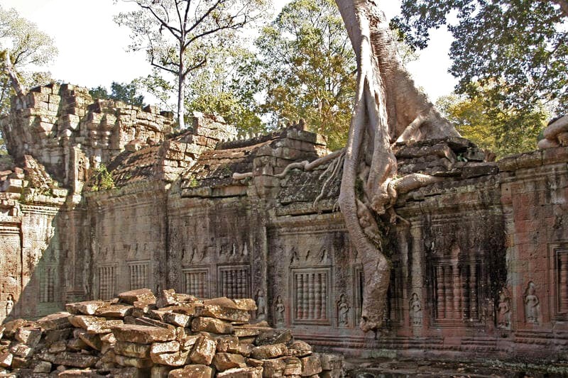 Preah Khan: Mỗi khu vực có chức năng riêng. (Ảnh: World Monuments Fund)