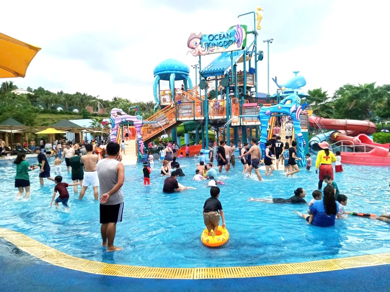 Ocean Kingdom rực rỡ sắc màu. (Ảnh: novadreamwonderlandwaterpark)