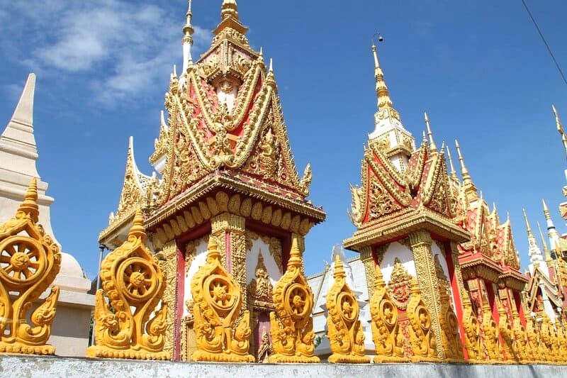 Chùa Wat Luang, điểm đến thu hút du khách khi thăm Pakse. (Ảnh: tripadvisor)