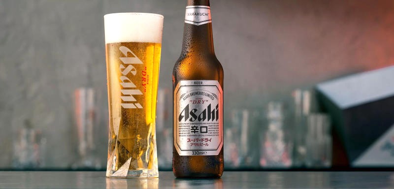 Asahi Super Dry - thương hiệu bia nổi tiếng toàn cầu. (Ảnh: Tạp Chí Beer)