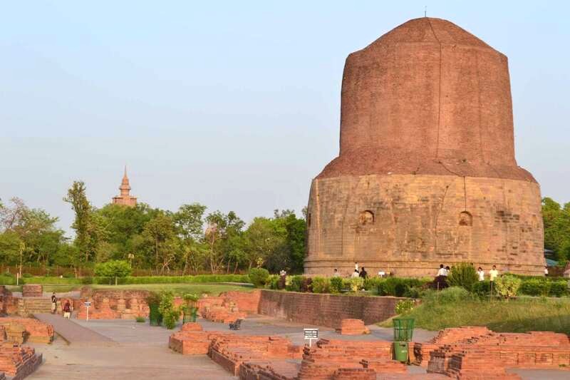 Sarnath: Nơi Đức Phật Thích Ca Mâu Ni chuyển Pháp luân lần đầu sau khi giác ngộ. (Ảnh: drishtiias)