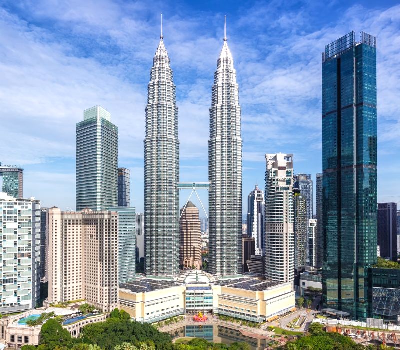 Tháp đôi Petronas: Viên ngọc đôi của Kuala Lumpur (Ảnh: Markus Mainka).