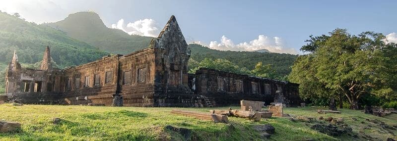 Wat Phou, ngôi đền Khmer cổ đại được UNESCO công nhận Di sản Thế giới từ năm 2001. (Ảnh: audleytravel)