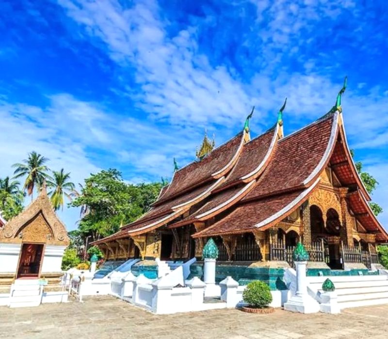 Chùa Wat Xayaphoum, một trong những ngôi chùa đẹp nhất Savannakhet. (Ảnh: Toplist)