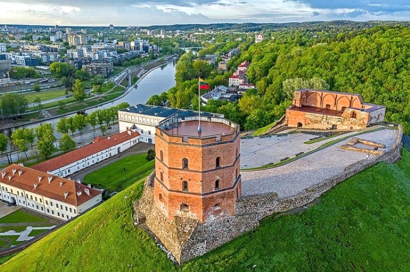 Tháp Gediminas: Biểu tượng Vilnius.