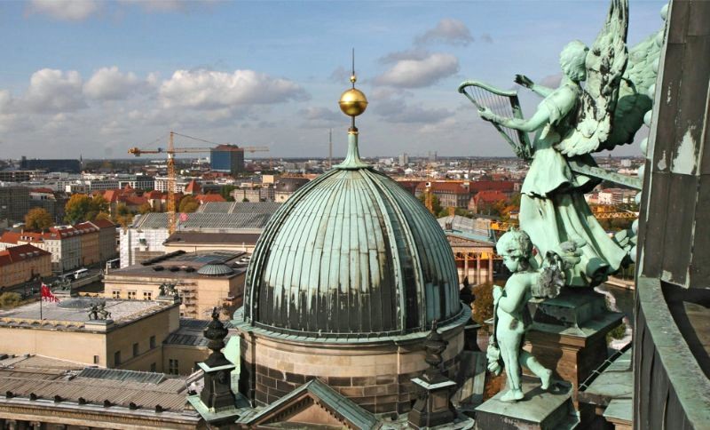 Mái vòm Berliner Dom cao 98m. (Ảnh: Berlinerdom)