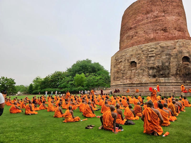 Lưu ý khi ghé thăm Vườn Lộc Uyển Sarnath. Ảnh: Huỳnh Quốc Huy.