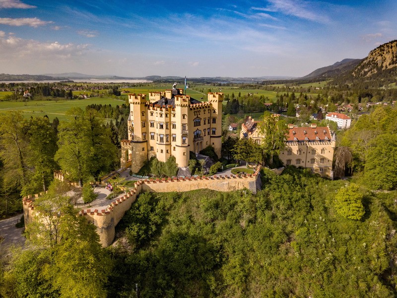 Lâu đài hoàng gia Bayern, nơi nghỉ mát và săn bắn. (Ảnh: hohenschwangau)