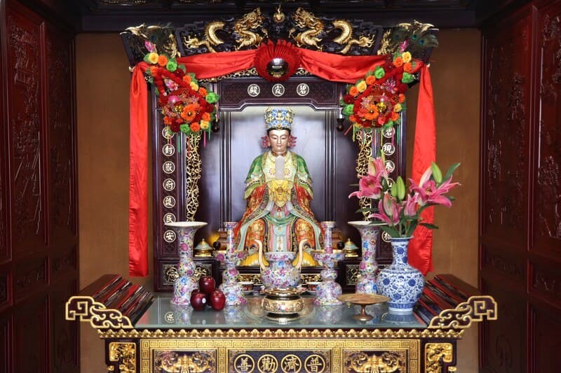 Đền Bixia, thờ Thiên Tiên Thánh Mẫu Bixia Yuanjun, Nữ thần Đạo giáo của Núi Thái. (Ảnh: Wong Tai Sin Temple)