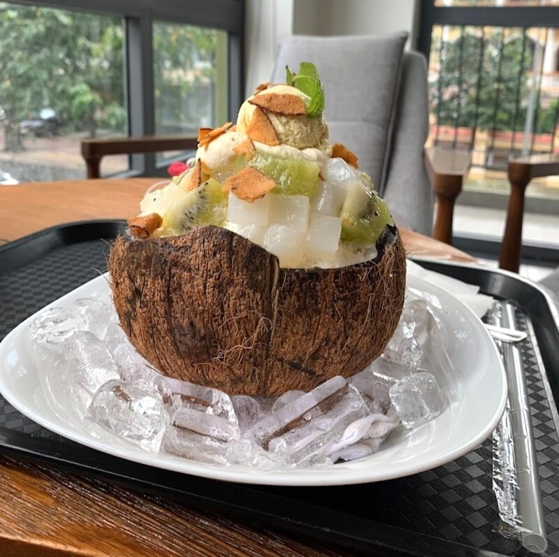 Bingsu độc đáo tại Hurom Juice Cafe (Ảnh: Em Cee)