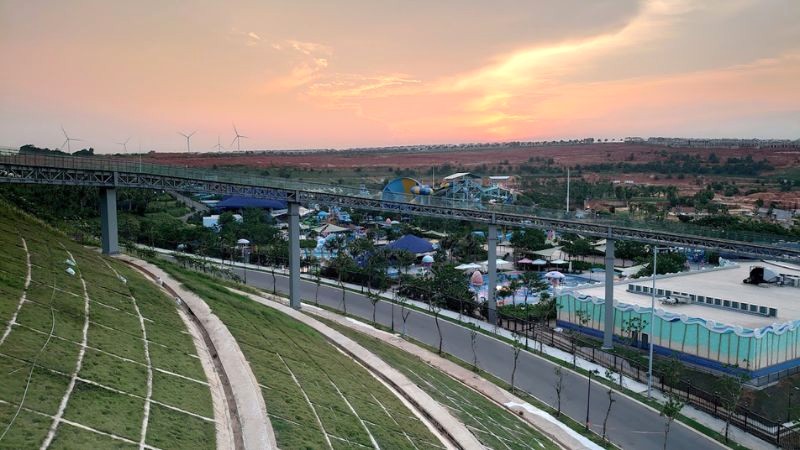 Hoàng hôn tuyệt đẹp tại Wonder Hill, Phan Thiết.