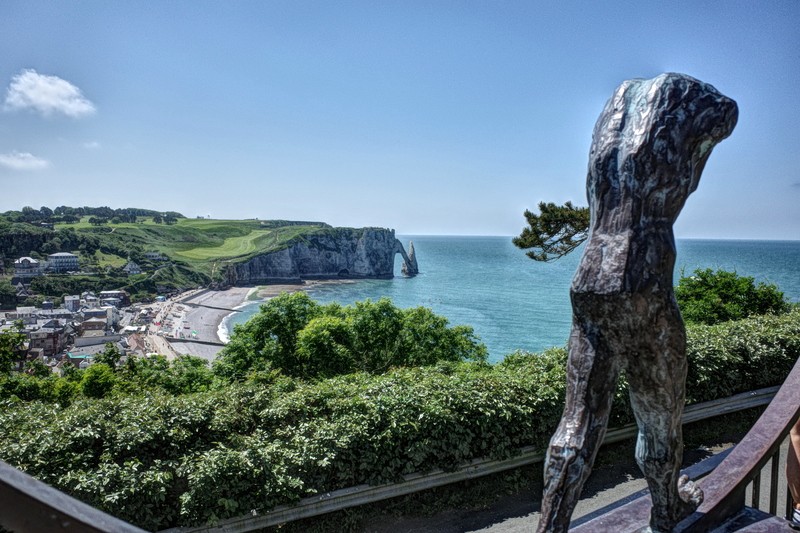 Les Jardins d'Étretat: Điêu khắc độc đáo, ảnh của Hans Schaefer.