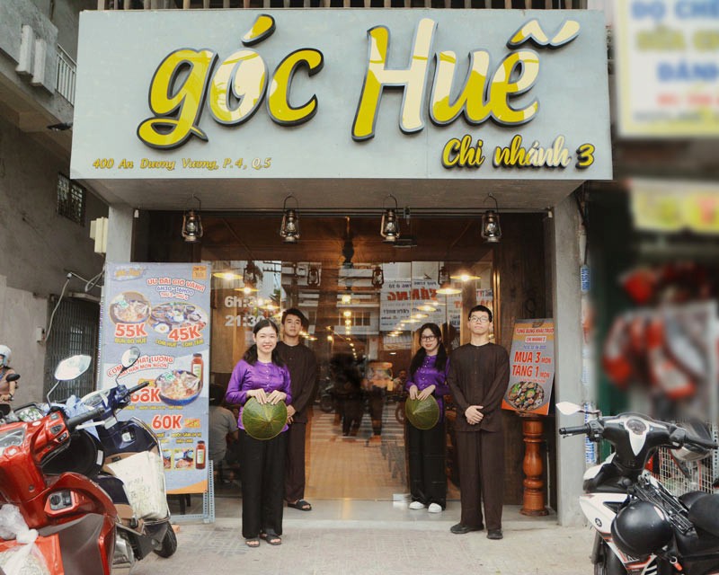 Bún bò Góc Huế khai trương chi nhánh thứ 3 trên đường An Dương Vương. (Ảnh: GÓC HUẾ - An Dương Vương)