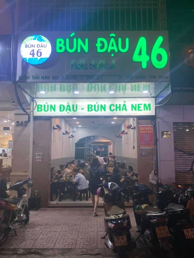 Không gian nhỏ ấm cúng. (Ảnh: FB BÚN ĐẬU 46)