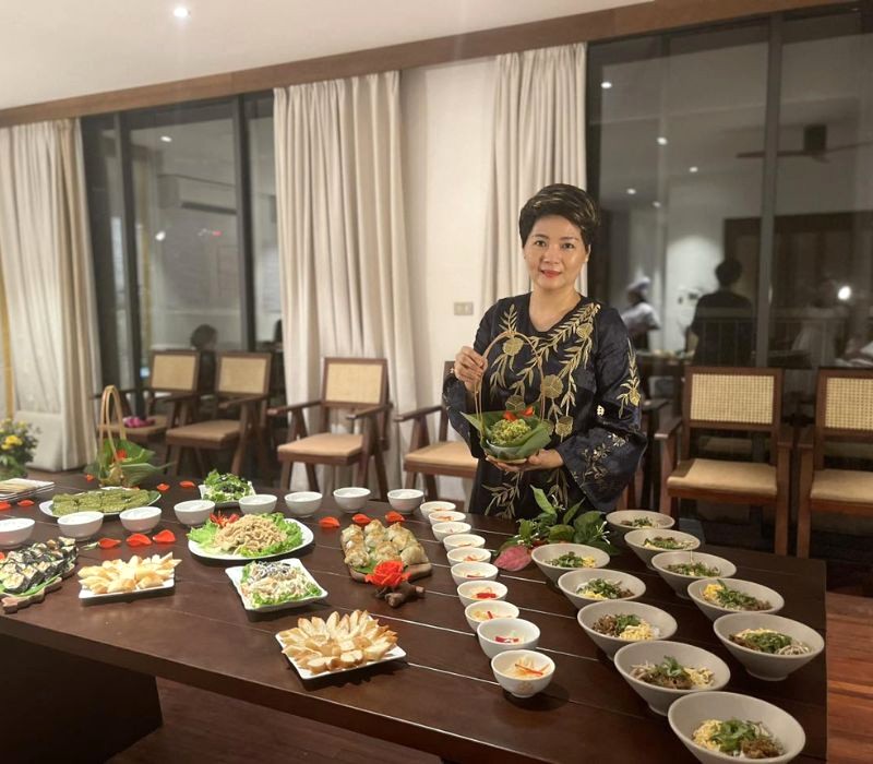 Thực đơn chay phong phú của Madam Nhung. (Ảnh: Madam Nhung)