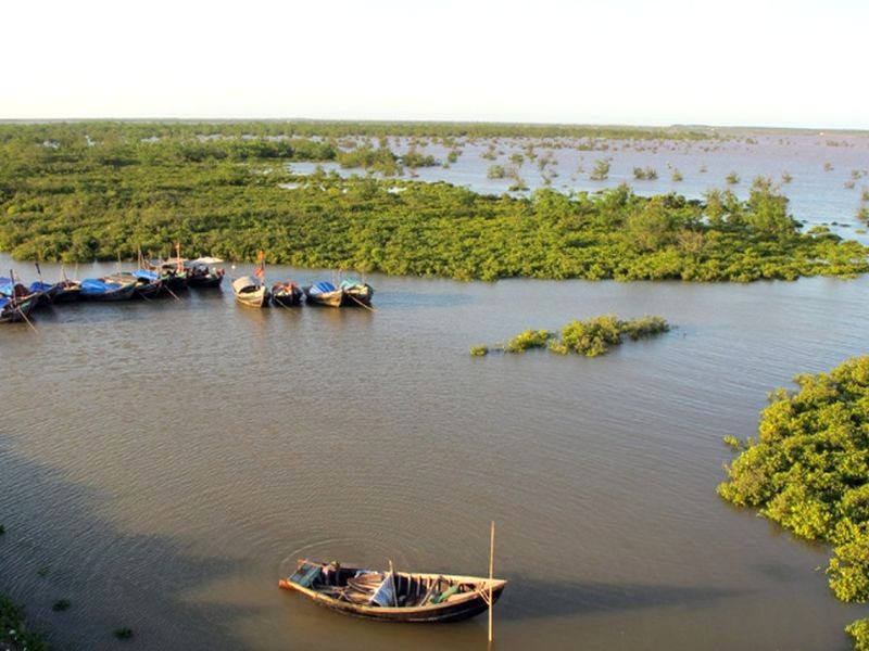 Cửa Ba Lạt: Nơi sông Hồng gặp biển Đông (Ảnh: Người Kể Sử)