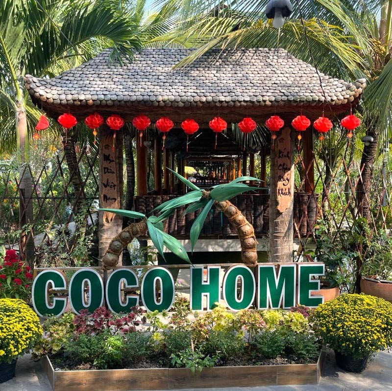 Nhà Dừa CocoHome - điểm đến nổi tiếng của Vĩnh Long (Ảnh: nhaduavinhlong)