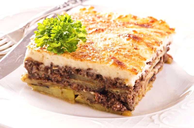 Moussaka: Món ăn hấp dẫn, đẹp mắt. (Ảnh: mygreekdish)