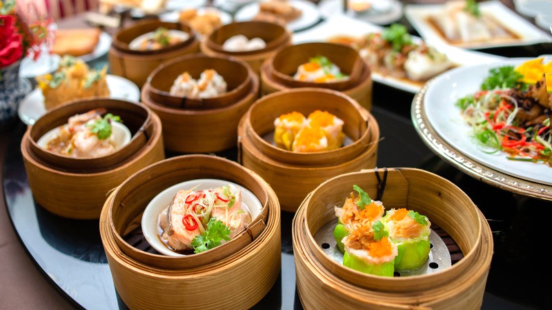 Xửng Dim Sum hấp dẫn. (Ảnh: Getty Images)