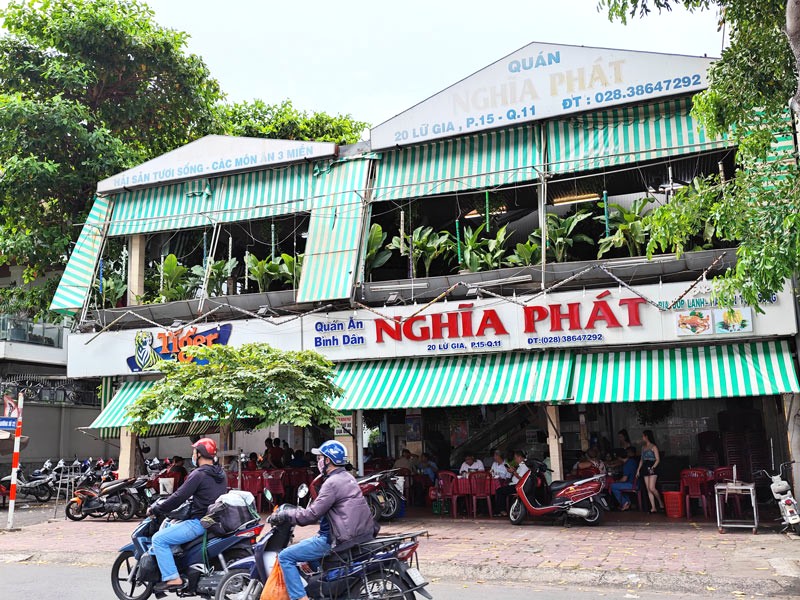 Hải sản Nghĩa Phát: Tươi ngon, hấp dẫn! (Ảnh: ba tai)