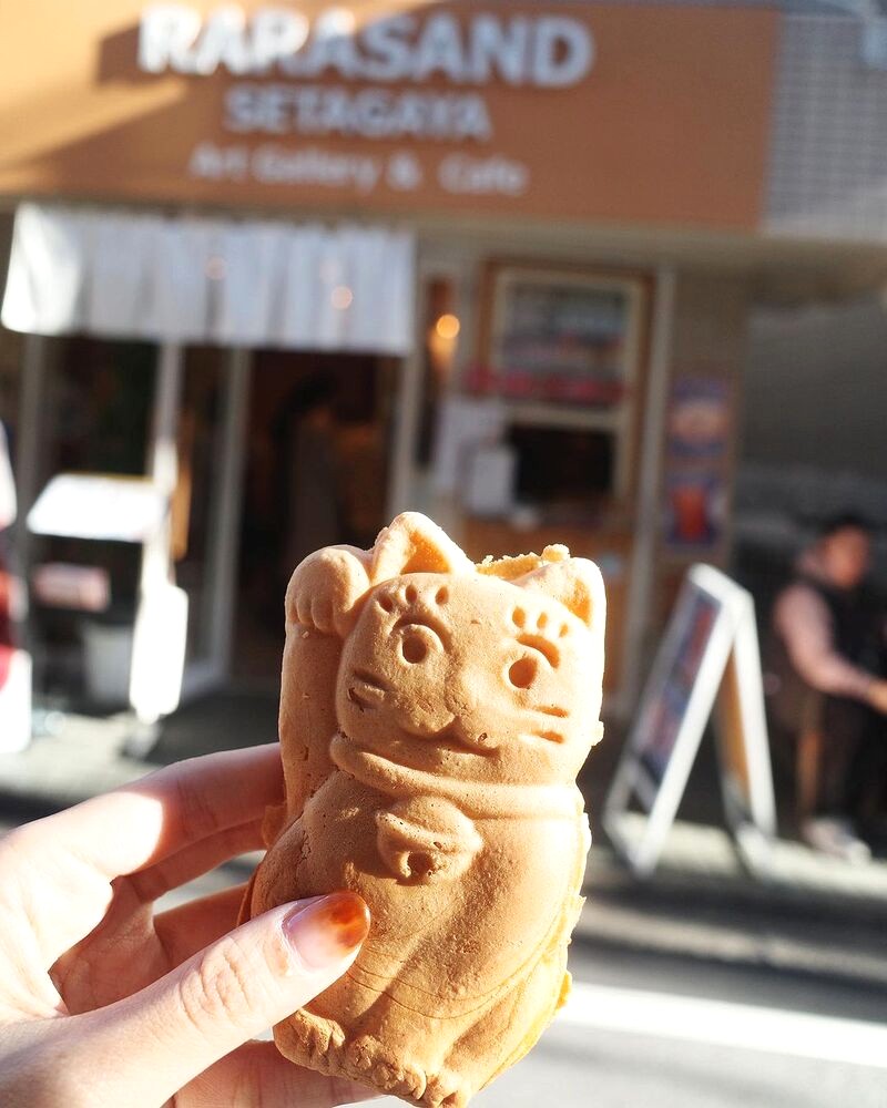 Bánh Maneki Neko ngon ở Rarasand Setagaya! (@sueyunhan)