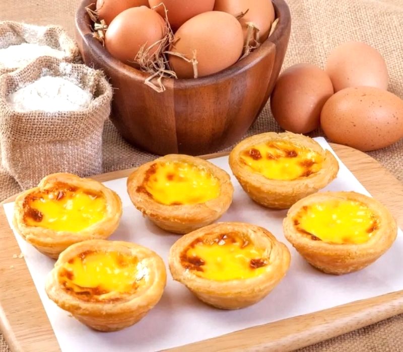 Bánh trứng tart, món tráng miệng truyền thống Quảng Đông. (Ảnh: hawonkoo)