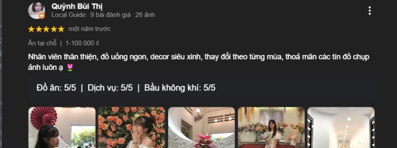 Không gian quán được giới trẻ yêu thích. (Ảnh: Quỳnh Bùi Thị)