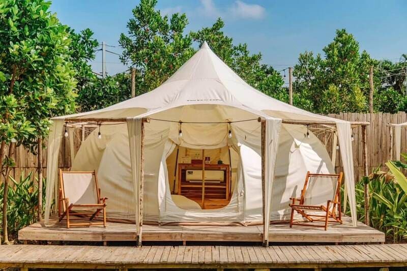 Lạc Glamping: Xanh mướt, thư giãn trọn vẹn.