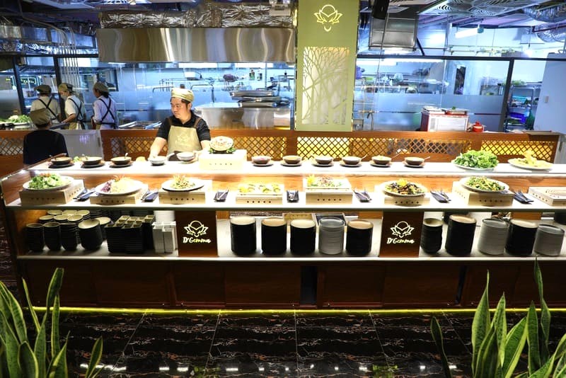 DGemma Vegetarian Buffet: Quán chay Đà Lạt được nhiều tín đồ ẩm thực yêu thích và đánh giá cao. (Ảnh: Nhà Hàng Chay Buffet DGemma)