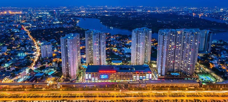 Vincom Mega Mall Thảo Điền: Khu vui chơi, mua sắm nổi tiếng. (Ảnh: duanmasterithaodien)