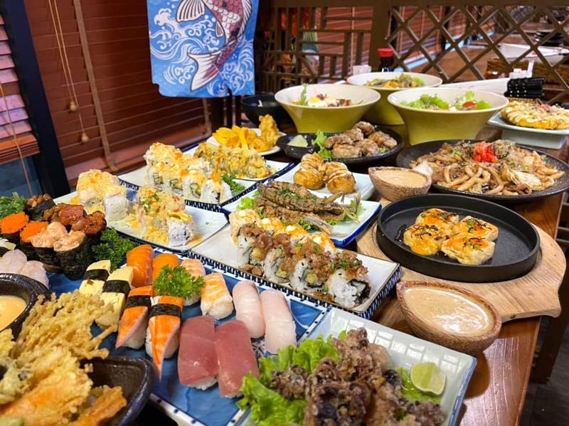 Buffet sushi Kunimoto quận 2: Menu đa dạng, tha hồ lựa chọn!  (Ảnh: buffetsushi.kunimoto)