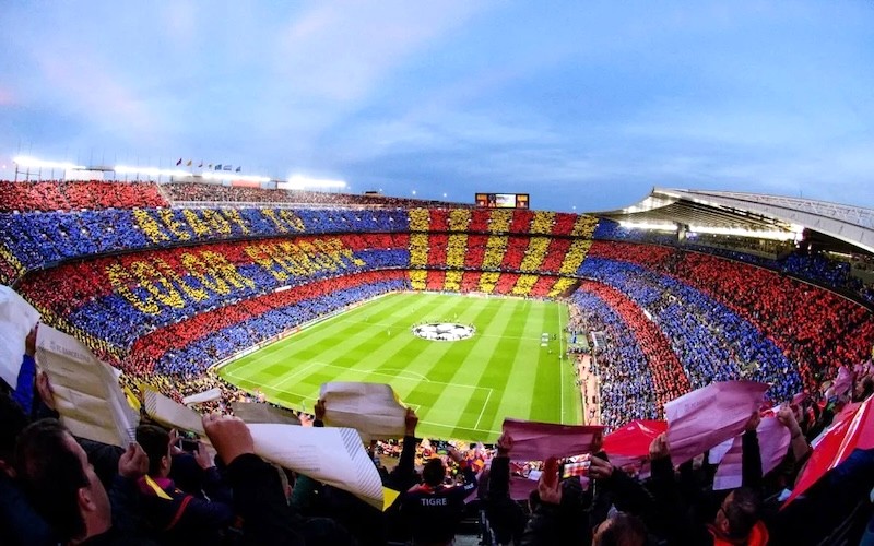 Camp Nou, thánh địa của Barcelona (Tây Ban Nha).