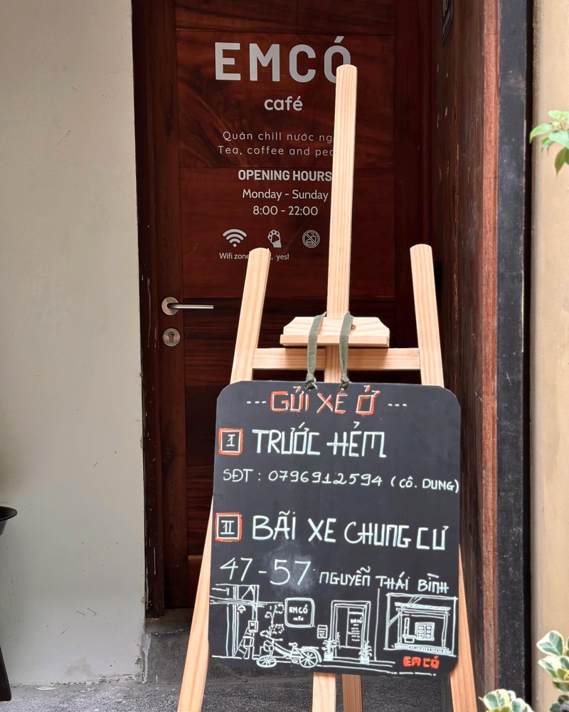 Giữ xe Em Có cafe 2 Nguyễn Thái Bình