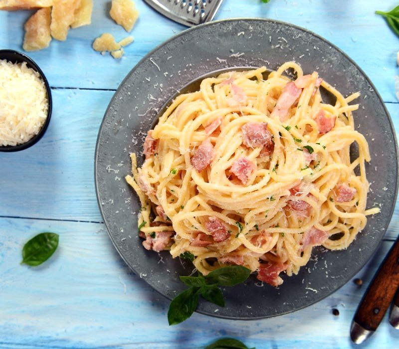 Carbonara: Hương vị mê hoặc, bất kể nguồn gốc. (Ảnh: Piotr Krzeslak)