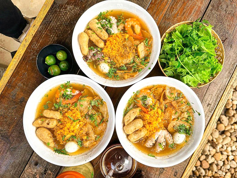 Bánh canh ghẹ Phú Gia: Hương vị đậm đà, hấp dẫn. (Ảnh: Fanpage Bánh canh ghẹ Phú Gia)