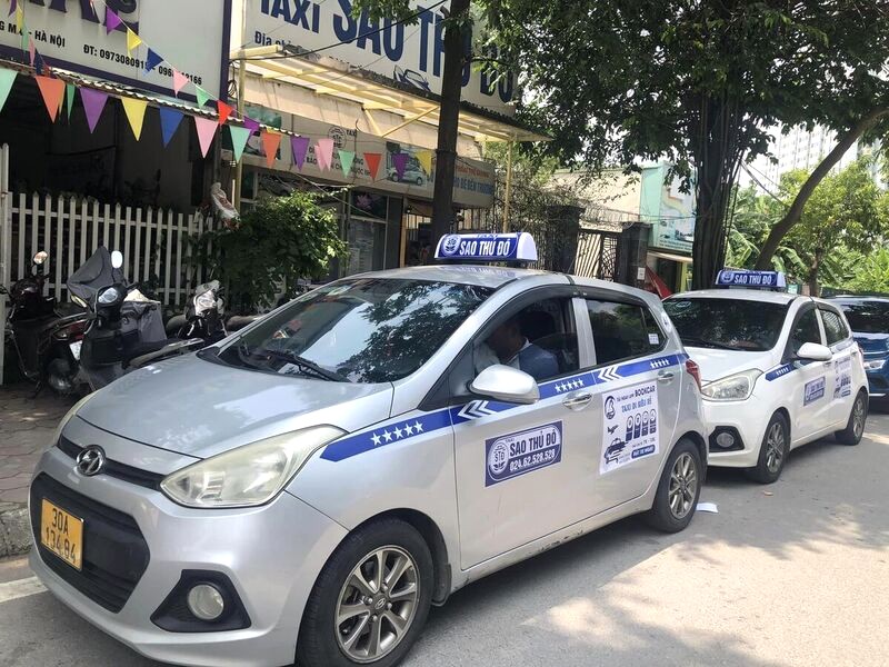 Taxi Sao Thủ Đô - thương hiệu uy tín tại Hà Nội. (Ảnh: VinWonders)