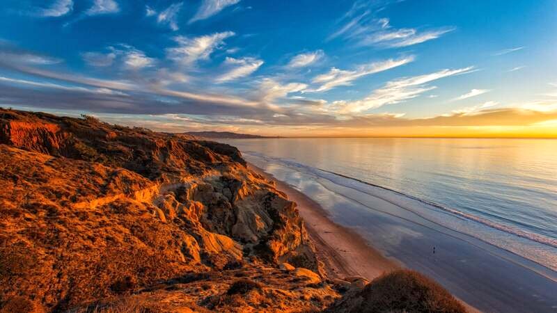 Khu bảo tồn tiểu bang Torrey Pines với những hành trình đi bộ đường dài ấn tượng giữa khung cảnh thiên nhiên hùng vĩ. (Ảnh: Mark Johnson/500px Prime/Getty Images)