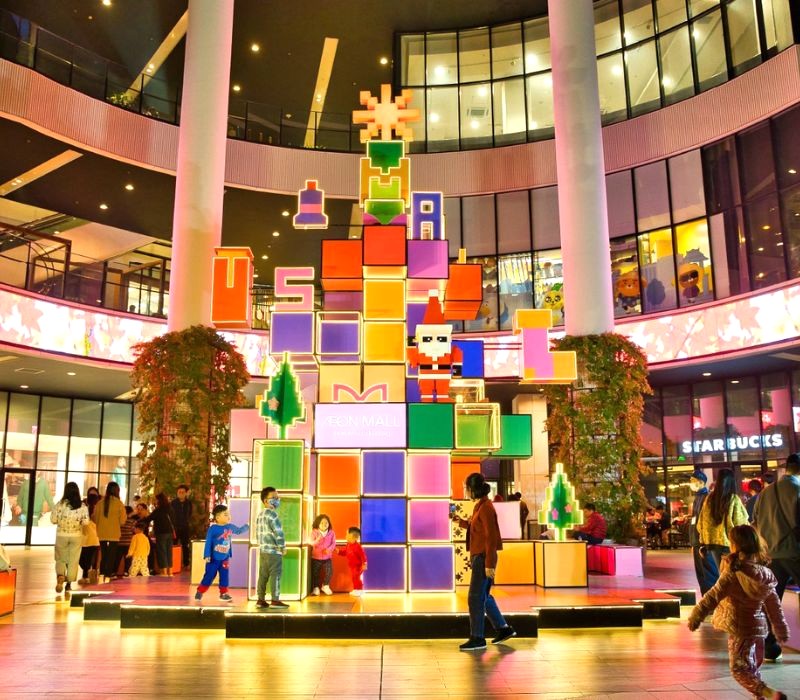 Aeon Mall Hà Đông: Điểm đến hấp dẫn dịp Noel. (Ảnh: ATH Creative)