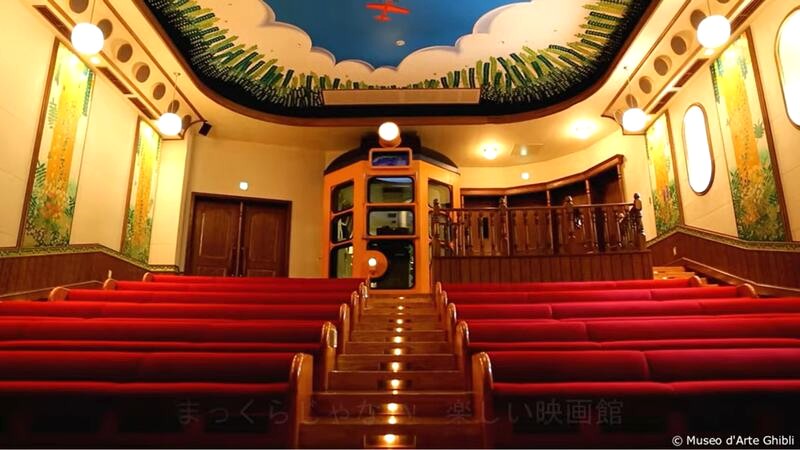 Chiêm ngưỡng phim ngắn tại rạp chiếu Saturn Theater, Ảnh: 三鷹の森ジブリ美術館 GHIBLI MUSEUM, MITAKA