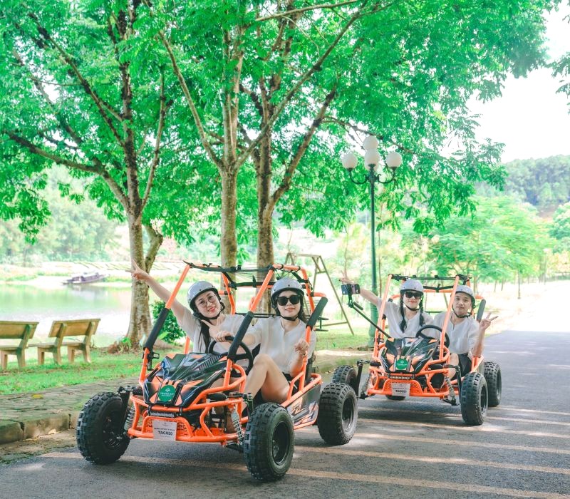 Đồi thông hồ Đồng Chương: Thiên đường ATV cho tay lái lụa.  (102 ký tự)