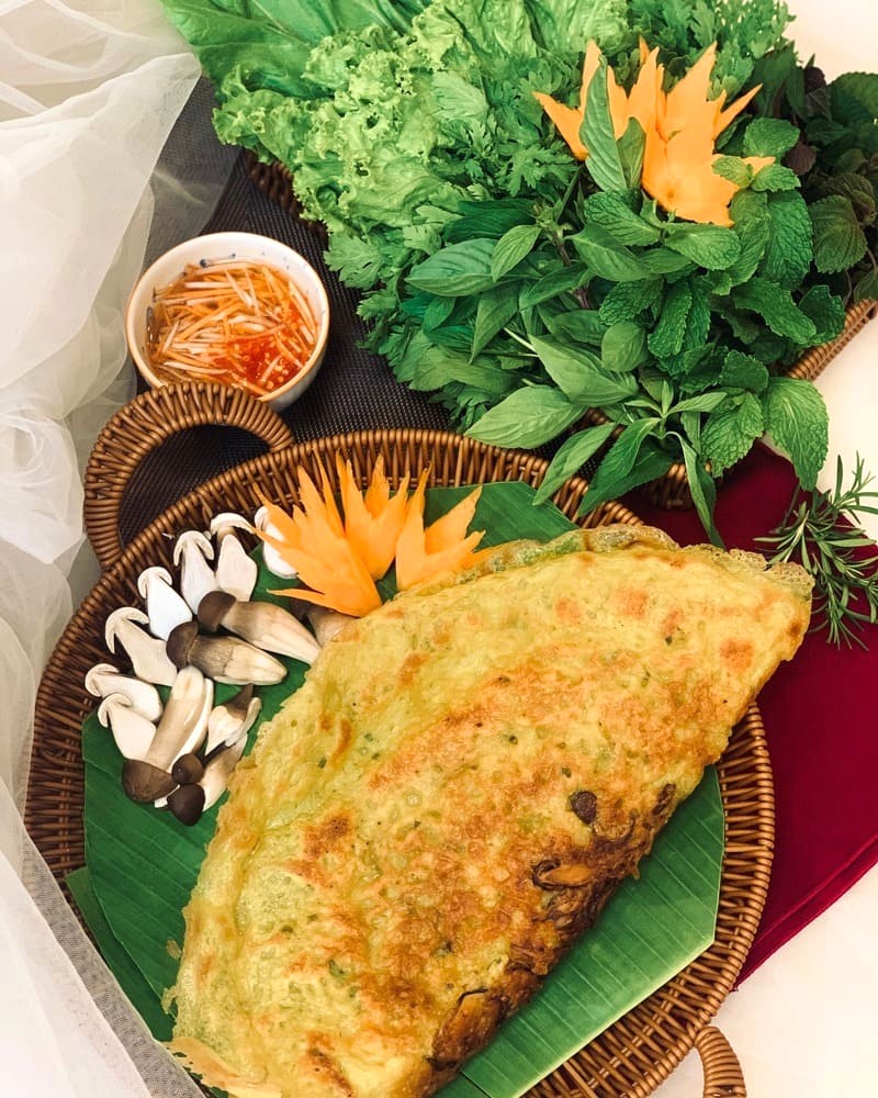 Ưu Đàm Tịnh Quán: Menu chay phong phú, độc đáo. (Ảnh: Ưu Đàm Tịnh Quán)