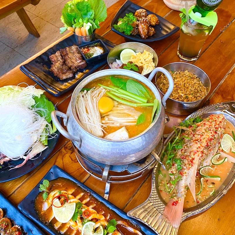 Menu đa dạng, món ngon độc quyền XẺNG.