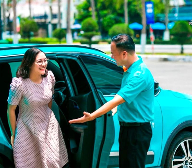 Taxi Xanh SM được ưa chuộng bởi nhiều hành khách. (Ảnh: PowerSteam)