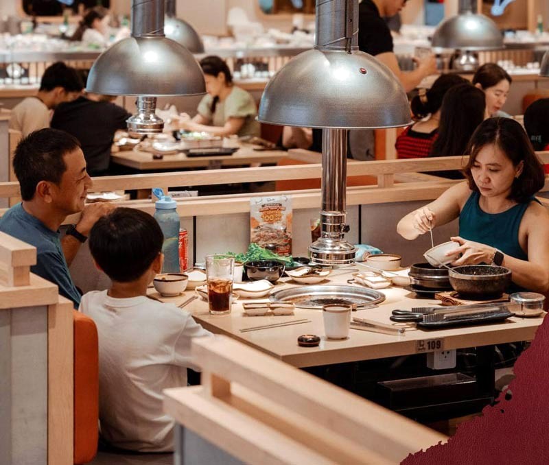 GoGi House nổi tiếng với hương vị món ăn, nước sốt hấp dẫn và thực phẩm tươi ngon. (Ảnh: gogi.nguyendangdao.bacninh)