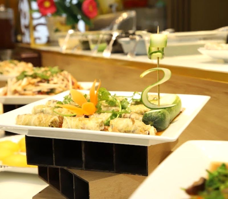 An Lạc Tâm - Quán buffet chay nổi tiếng, thực đơn phong phú, giá cả hợp lý. (Ảnh: Nhà hàng chay An Lạc Tâm)